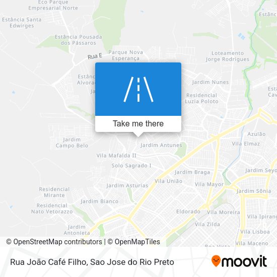 Rua João Café Filho map