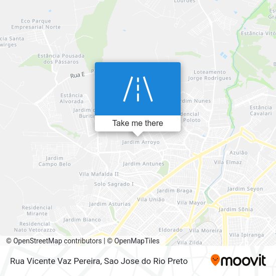 Rua Vicente Vaz Pereira map