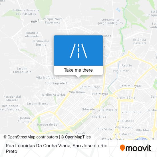 Rua Leonidas Da Cunha Viana map