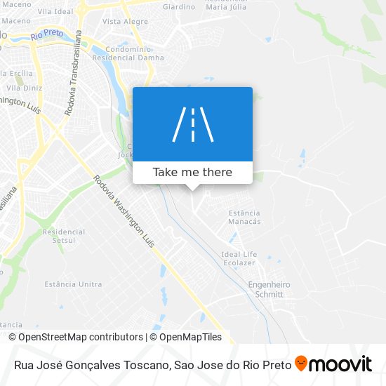 Rua José Gonçalves Toscano map