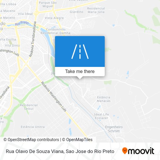 Rua Olavo De Souza Viana map