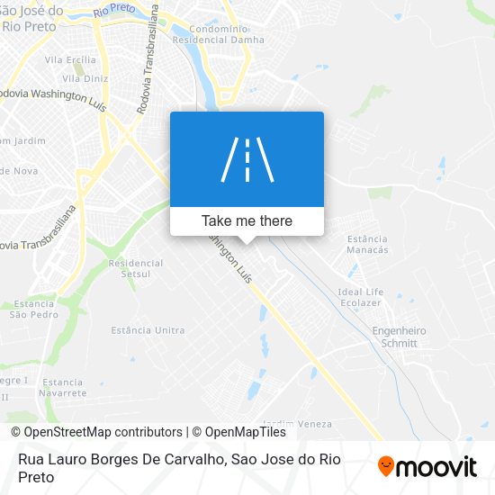 Rua Lauro Borges De Carvalho map