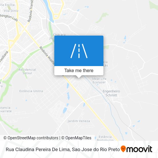 Rua Claudina Pereira De Lima map