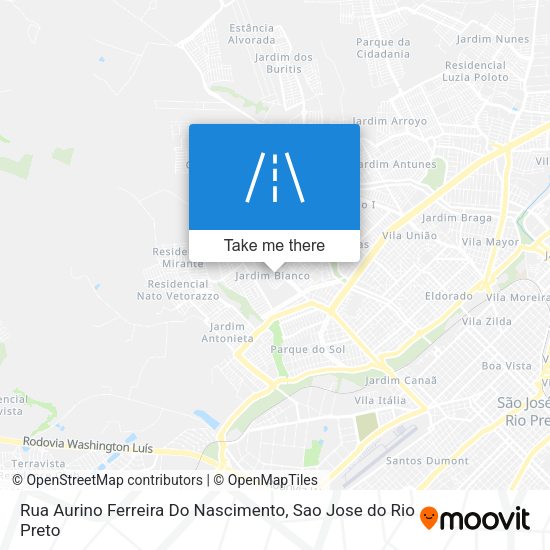 Rua Aurino Ferreira Do Nascimento map