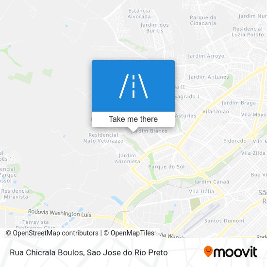 Rua Chicrala Boulos map