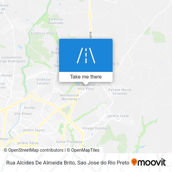 Rua Alcides De Almeida Brito map