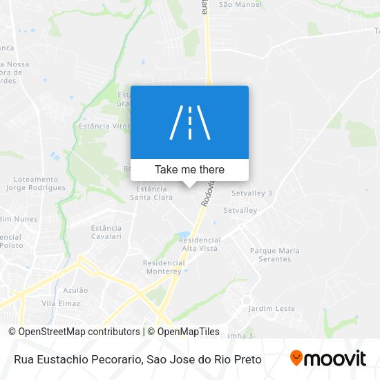 Rua Eustachio Pecorario map