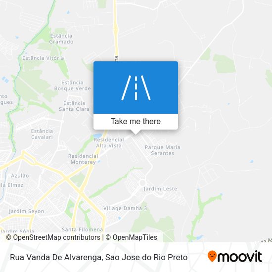 Rua Vanda De Alvarenga map