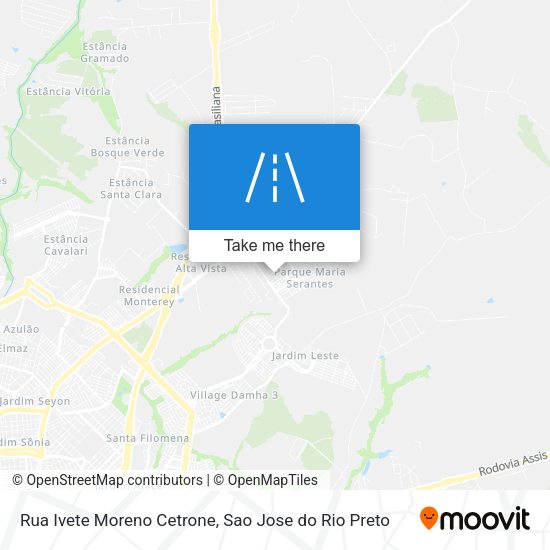 Rua Ivete Moreno Cetrone map