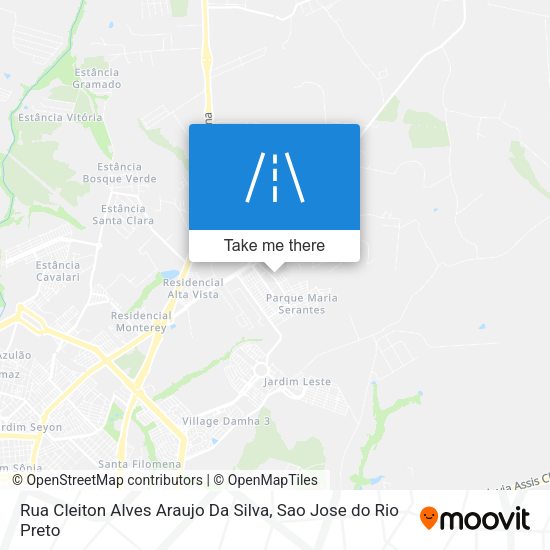 Rua Cleiton Alves Araujo Da Silva map