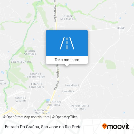 Estrada Da Graúna map