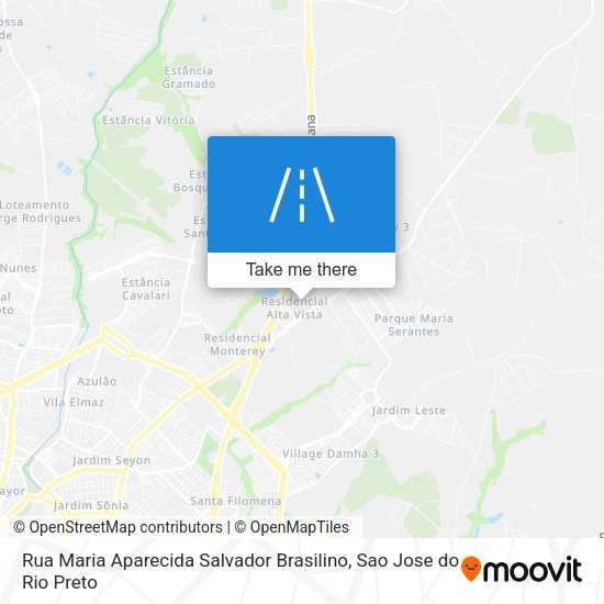Rua Maria Aparecida Salvador Brasilino map