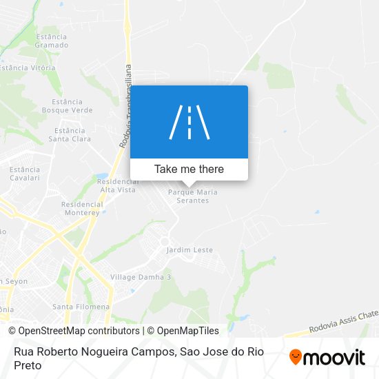 Rua Roberto Nogueira Campos map