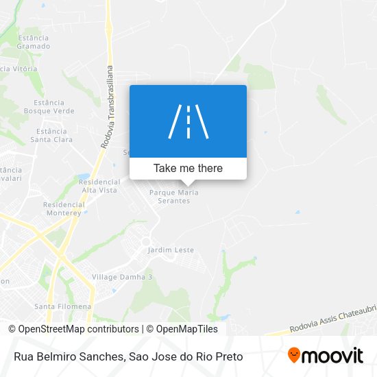Rua Belmiro Sanches map