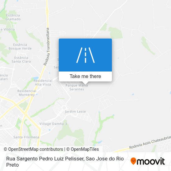 Rua Sargento Pedro Luiz Pelisser map