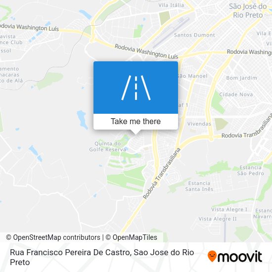 Rua Francisco Pereira De Castro map