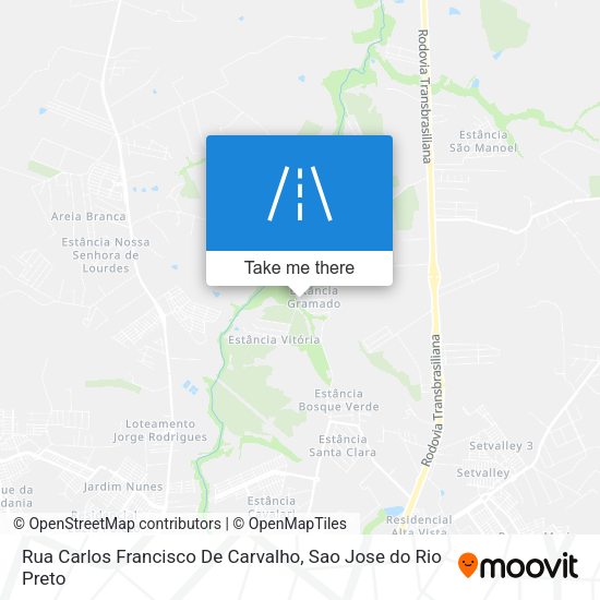 Rua Carlos Francisco De Carvalho map