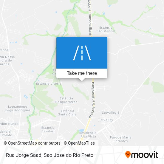Rua Jorge Saad map
