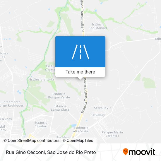 Rua Gino Cecconi map