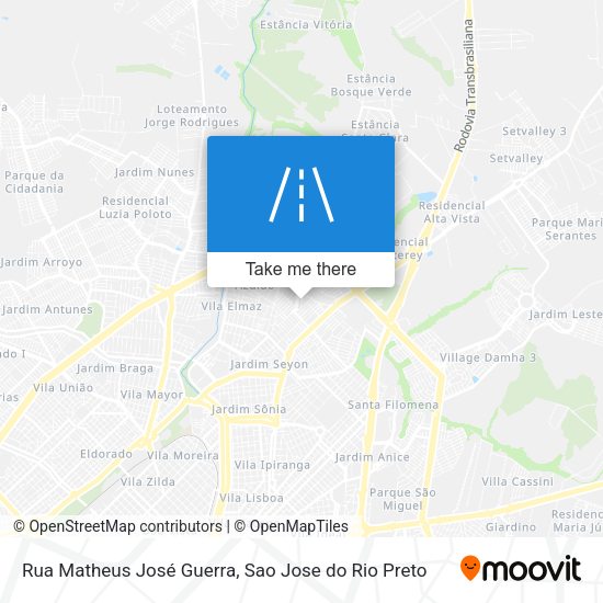 Rua Matheus José Guerra map