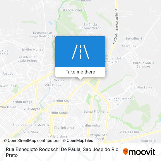 Rua Benedicto Rodoschi De Paula map