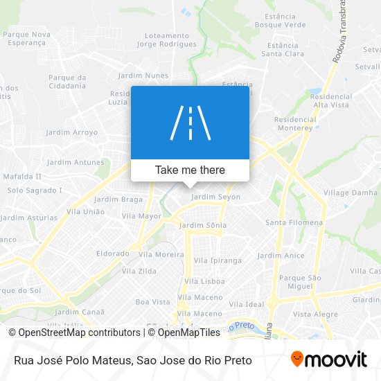 Rua José Polo Mateus map