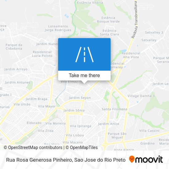 Rua Rosa Generosa Pinheiro map