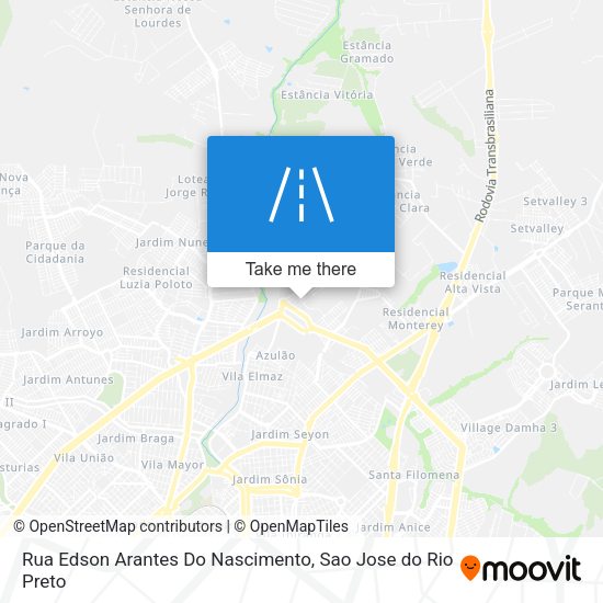 Rua Edson Arantes Do Nascimento map