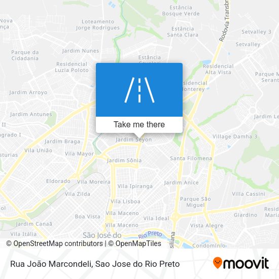 Rua João Marcondeli map