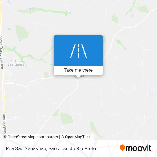 Rua São Sebastião map