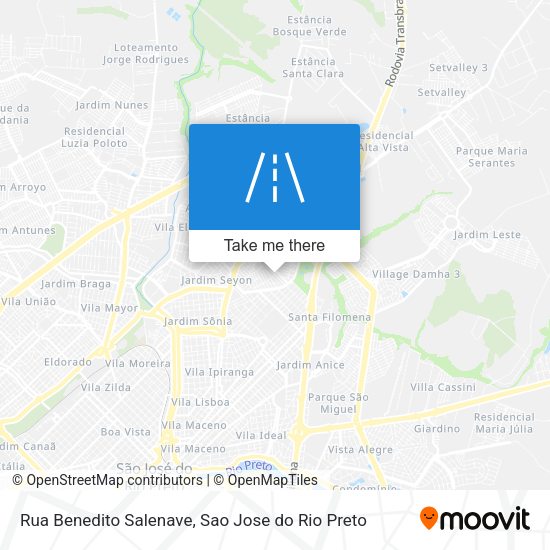 Rua Benedito Salenave map