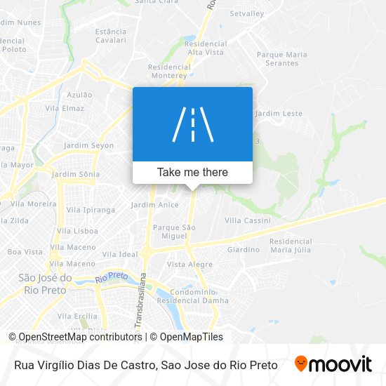 Rua Virgílio Dias De Castro map