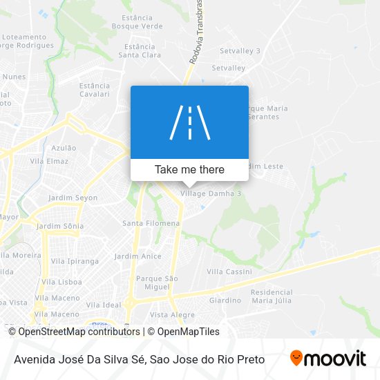 Avenida José Da Silva Sé map