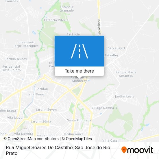Rua Miguel Soares De Castilho map