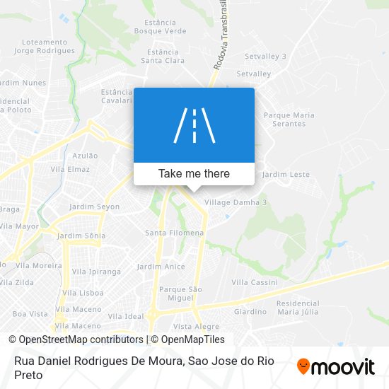 Rua Daniel Rodrigues De Moura map