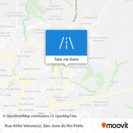 Rua Atílio Veronezzi map