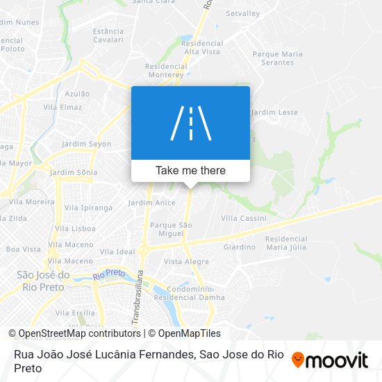 Rua João José Lucânia Fernandes map