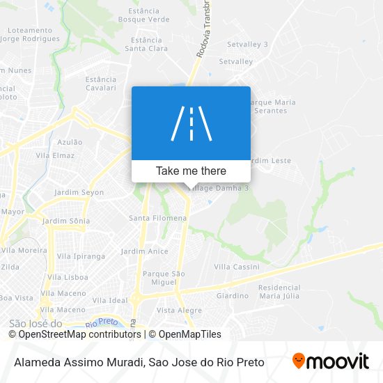Alameda Assimo Muradi map