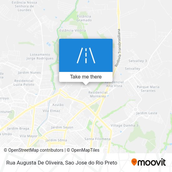 Rua Augusta De Oliveira map