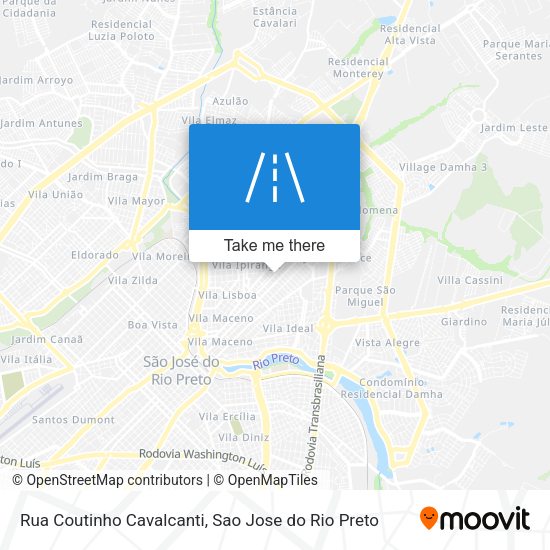 Rua Coutinho Cavalcanti map