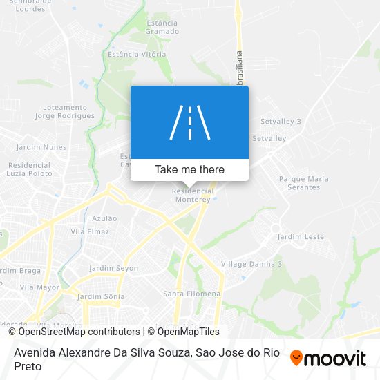 Avenida Alexandre Da Silva Souza map