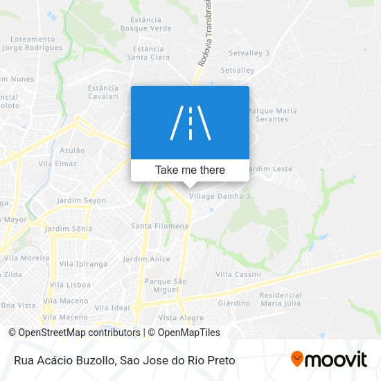 Rua Acácio Buzollo map