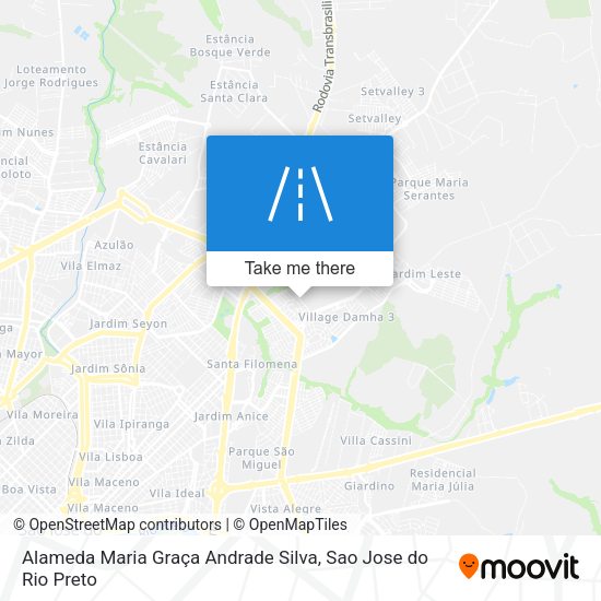 Alameda Maria Graça Andrade Silva map