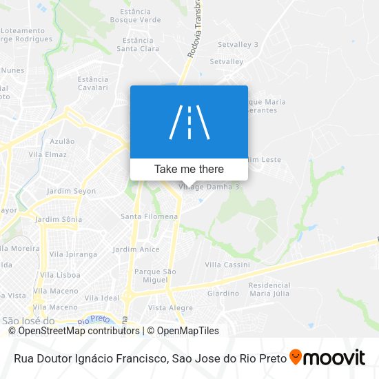 Rua Doutor Ignácio Francisco map