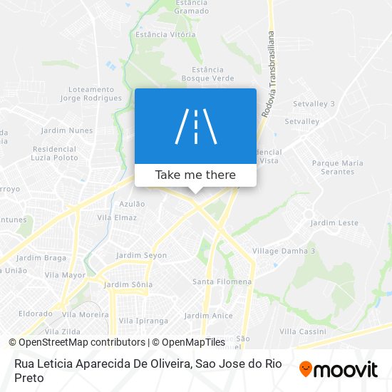 Rua Leticia Aparecida De Oliveira map