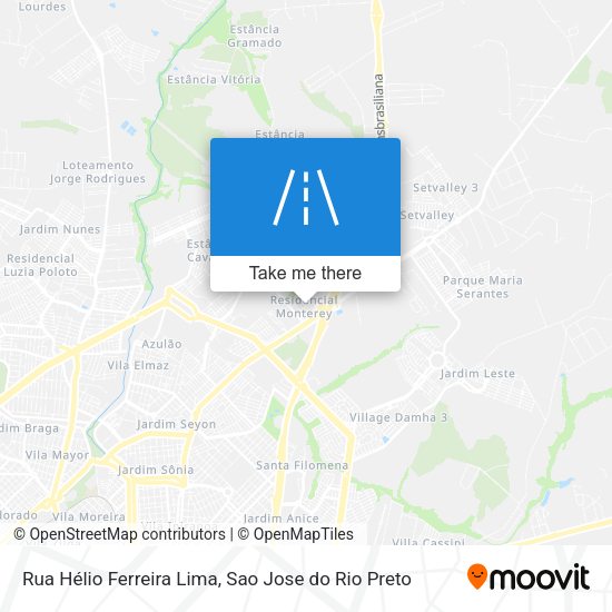 Rua Hélio Ferreira Lima map
