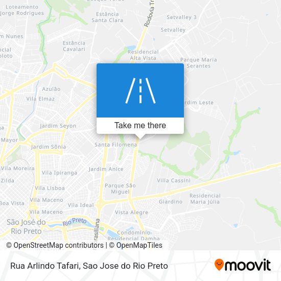 Rua Arlindo Tafari map