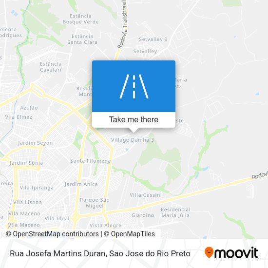 Rua Josefa Martins Duran map