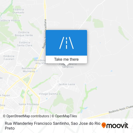 Rua Wlanderley Francisco Santinho map