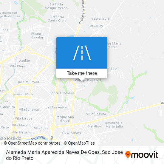 Alameda Maria Aparecida Naves De Goes map